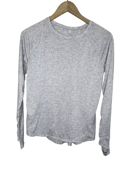 Prana Tops - PrAna Womens Heathered gray Long Sleeve Thumbholes Top Size Small
